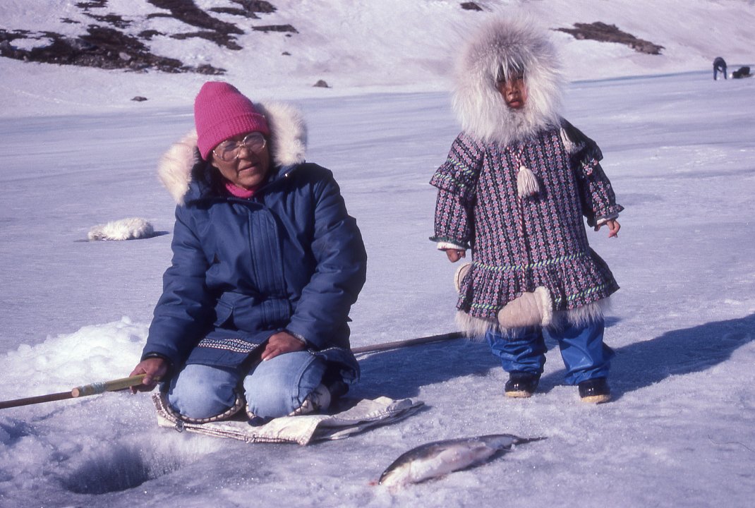 III.2: INUIT CLOTHING/SHELTER 2. Summer ~ People of the Arctic by John Tyman